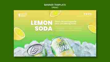 Kostenlose PSD banner-template-design zu trinken