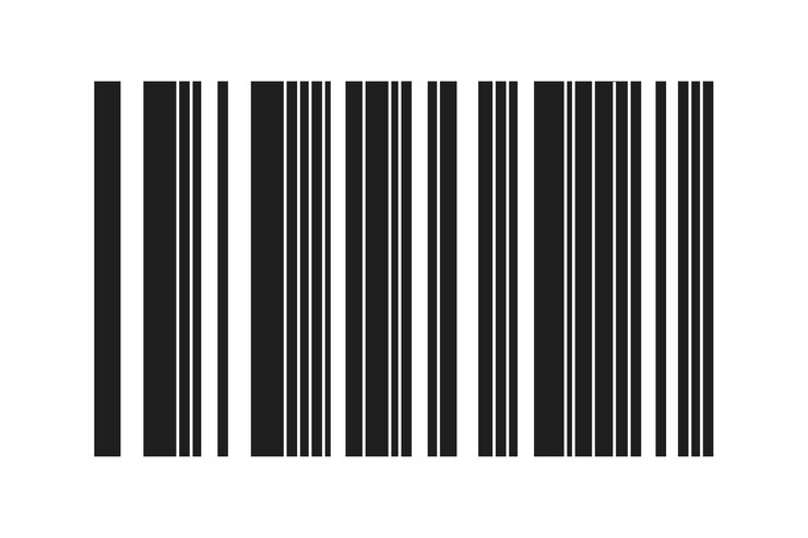 Kostenlose PSD barcode-illustration isoliert