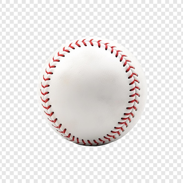Kostenlose PSD baseball isoliert auf durchsichtigem hintergrund