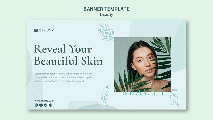 Kostenlose PSD beauty-banner-vorlage