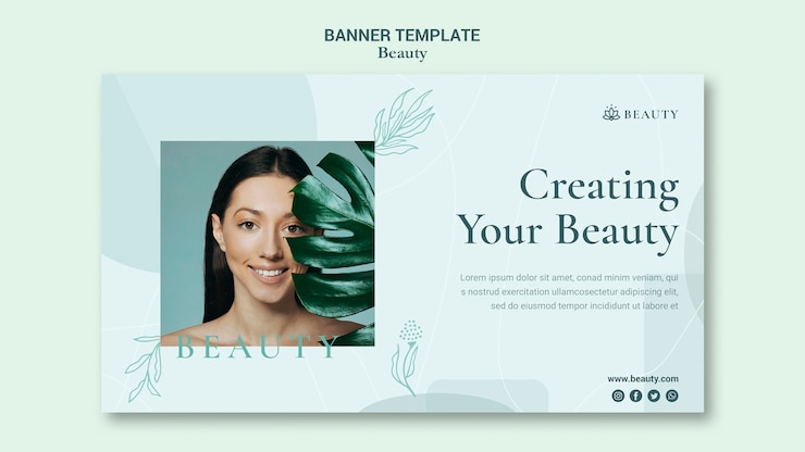 Kostenlose PSD beauty-banner-vorlage