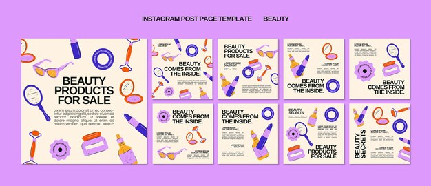 Kostenlose PSD beauty-template-design