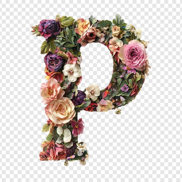 Blumenbrief P Ein Blumenstrauß