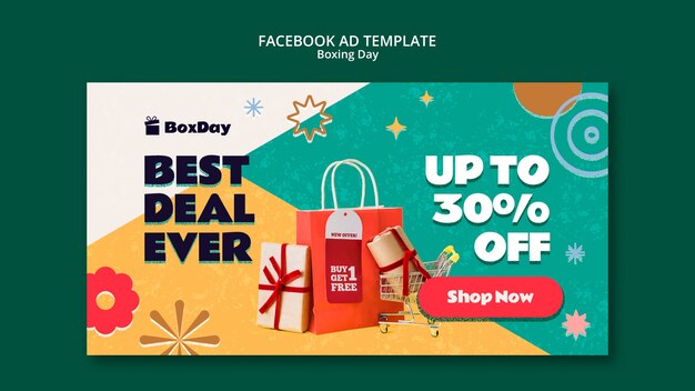 Boxing Day Social Media Promo-Vorlage