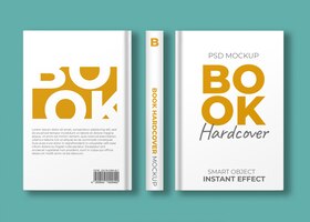 Buch hardcover-modell drei ansichten