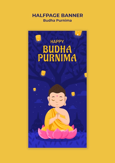 Buddha purnima vorlage-design