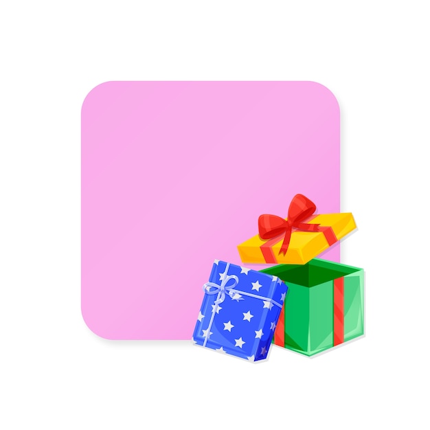 Buntes Etikettendesign zum Geburtstag