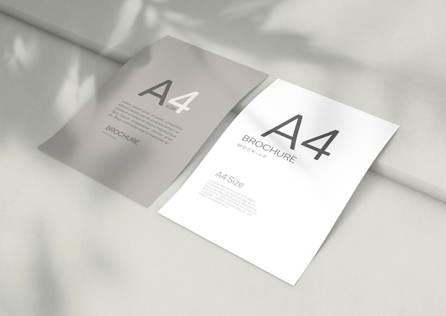 Business-a4-broschürenmodell