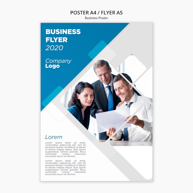 Kostenlose PSD business flyer vorlage