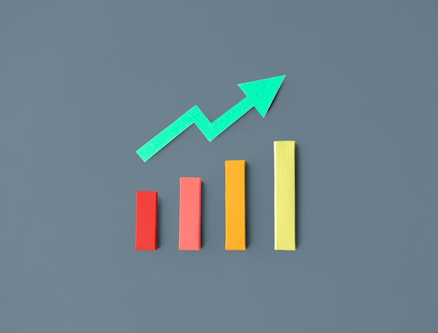 Kostenlose PSD business-statistik-balkendiagramm