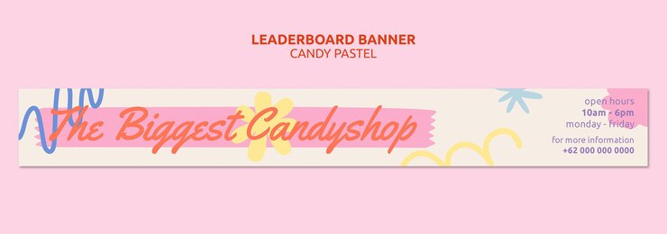 Kostenlose PSD candy-pastel-vorlagen-design