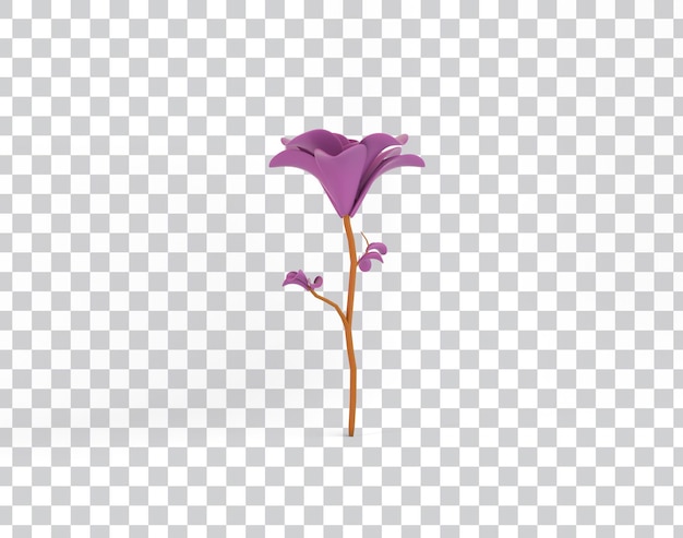 Kostenlose PSD cartoon blume