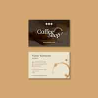 Kostenlose PSD coffeeshop-vorlagendesign