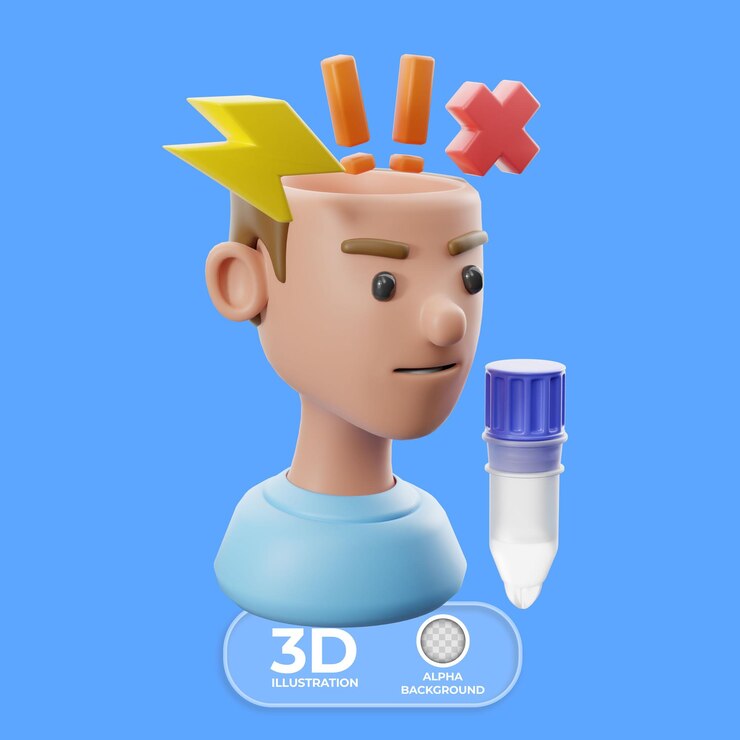 Kostenlose PSD darstellung der spannungsstufen in 3d