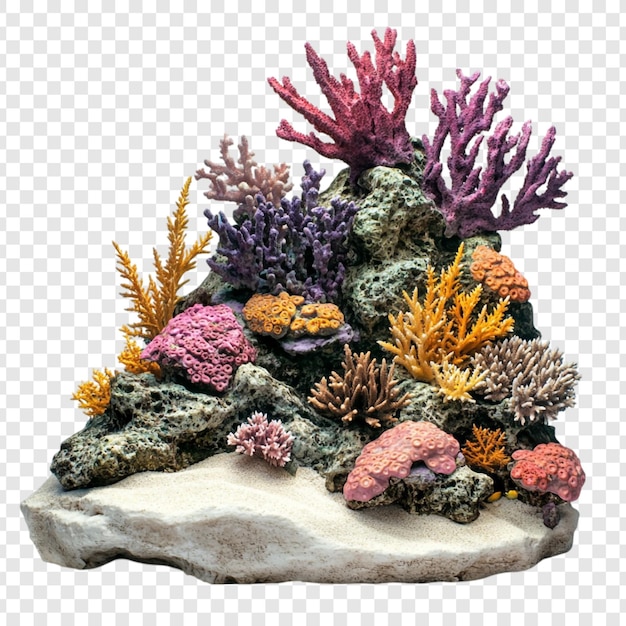 Das lebendige Korallenriff-Aquarium ist ein atemberaubendes Unterwasserbild