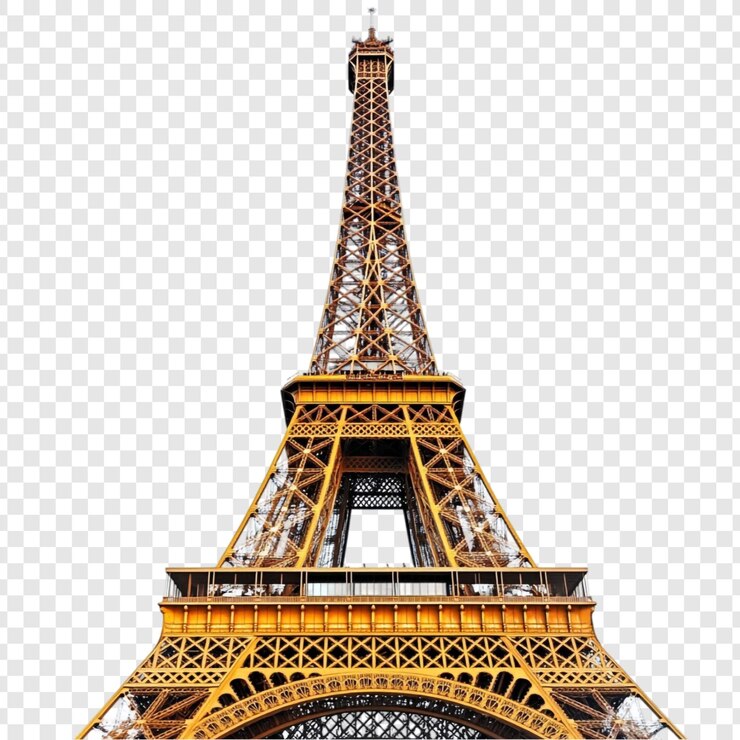 Kostenlose PSD der herrliche eiffelturm in paris, frankreich