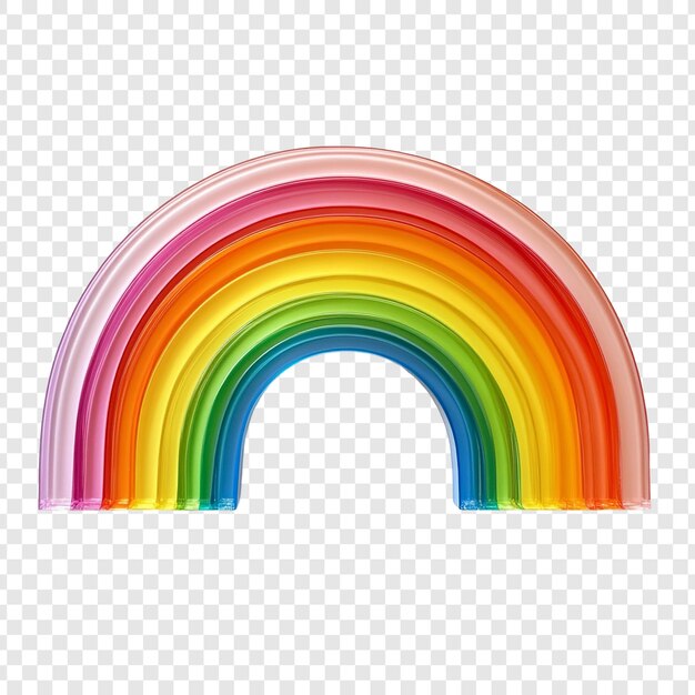 Der lebendige Regenbogen ist ein farbenfrohes Spektrum