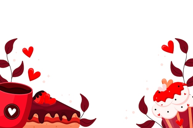 Design der Grenze zum Valentinstag