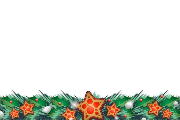 Design der Grenzen der Weihnachtszweige