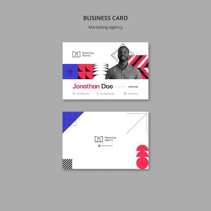 Kostenlose PSD design der vorlage für eine marketingagentur