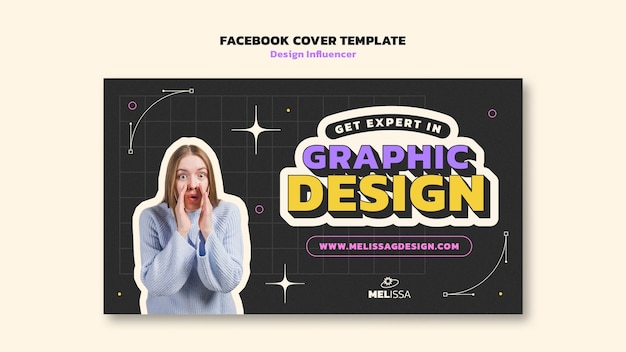 Kostenlose PSD design-influencer-vorlagendesign