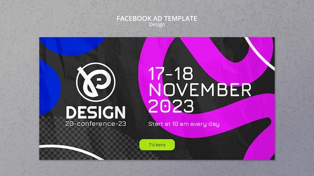 Kostenlose PSD design-strategie-facebook-vorlage