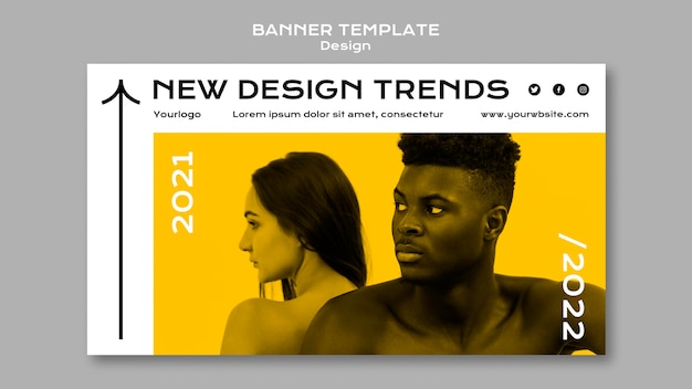 Design Trends Banner Vorlage