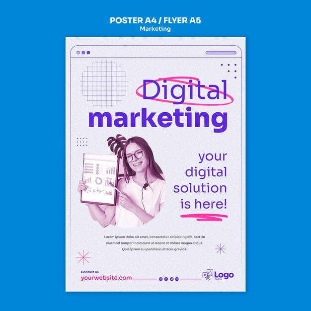 Design von Marketingvorlagen