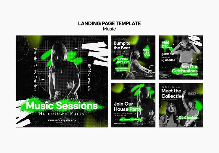 Kostenlose PSD design von musikvorlagen