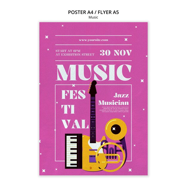 Design von Musikvorlagen