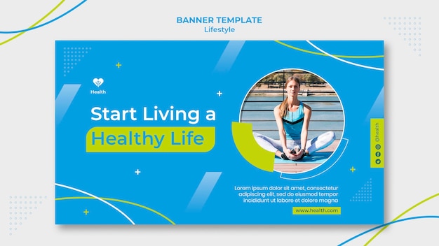 Designvorlage für Lifestyle-Banner