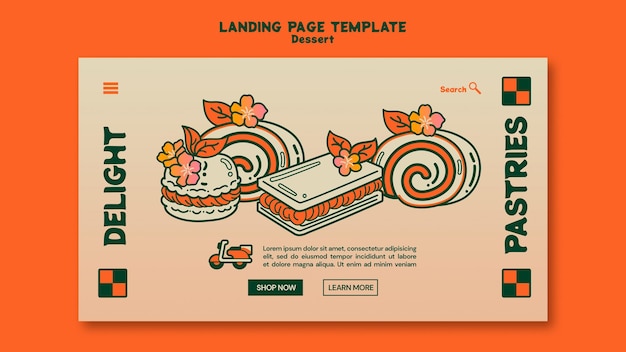 Dessert Landing Page