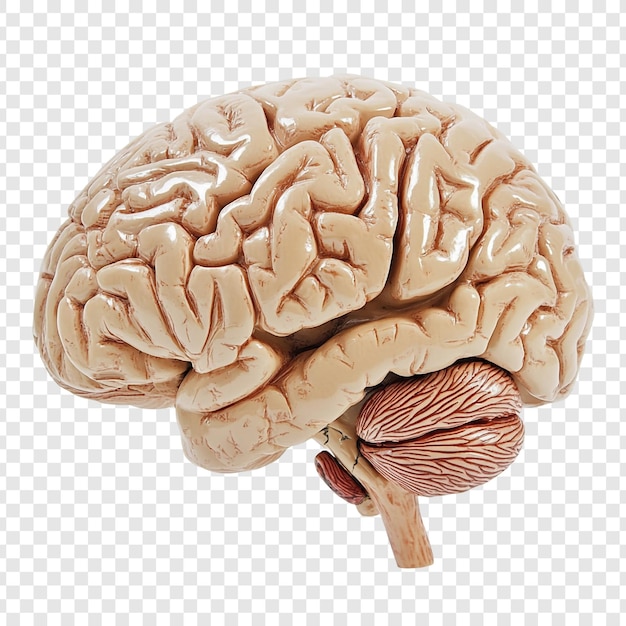 Detailliertes anatomisches Modell eines menschlichen Gehirns