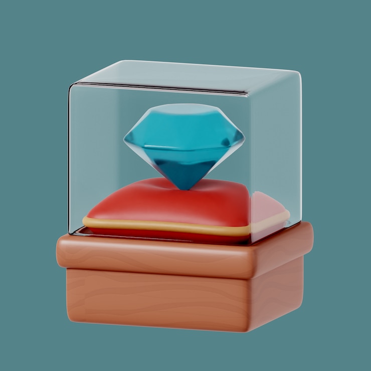 Kostenlose PSD diamantsymbol des historischen museums