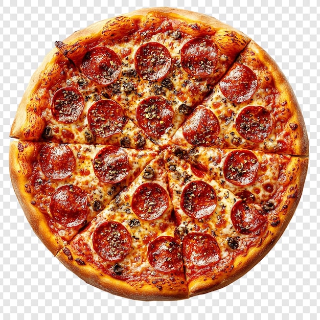Die köstliche Pepperoni-Pizza ist ein kulinarisches Vergnügen