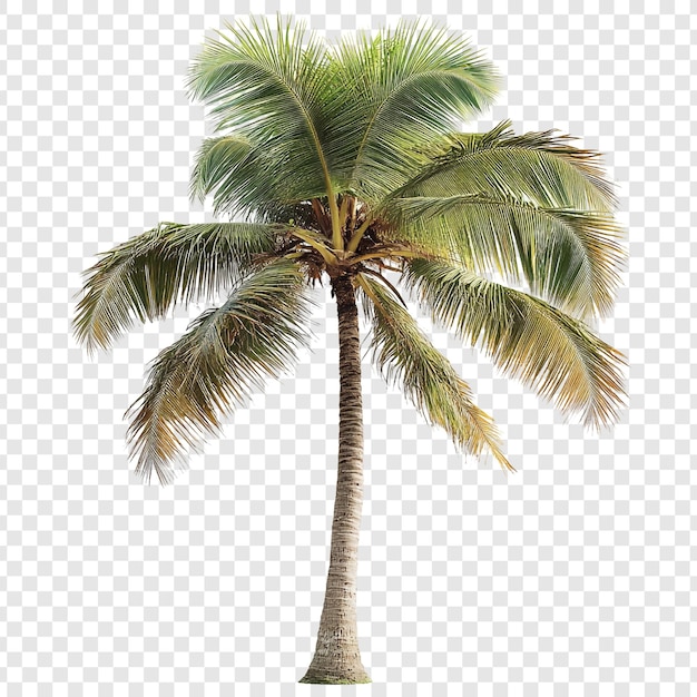 Die majestätische Kokospalme auf einer tropischen Insel