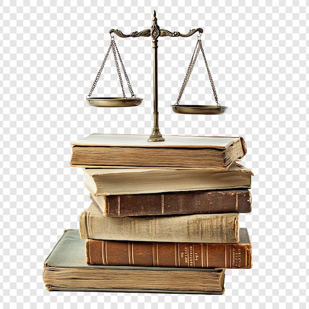 Die Waage der Gerechtigkeit in alten Gesetzesbüchern