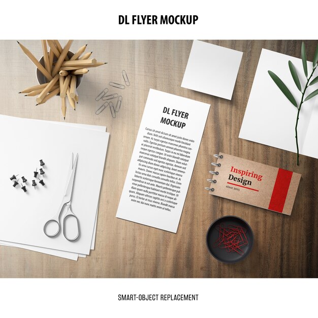 DL Flyer Mockup