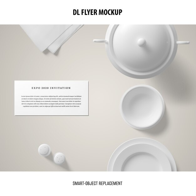 DL Flyer Mockup