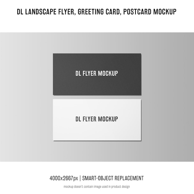 Dl-landschaftsflieger, postkarte, grußkartenmodell