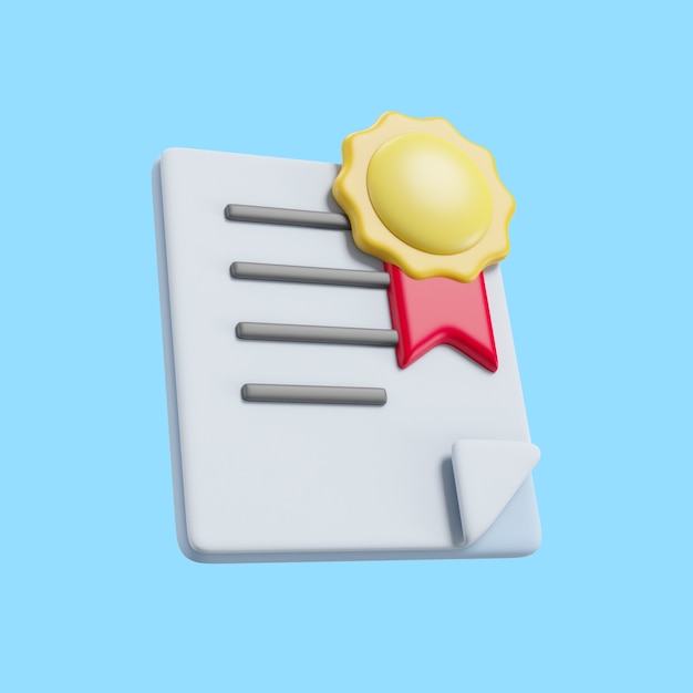 Dreidimensionales Immobilien-Icon-Mock-up