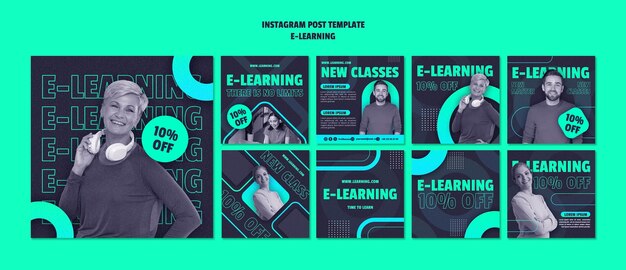 E-Learning-Vorlagendesign