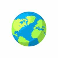 Kostenlose PSD earth globe  illustration