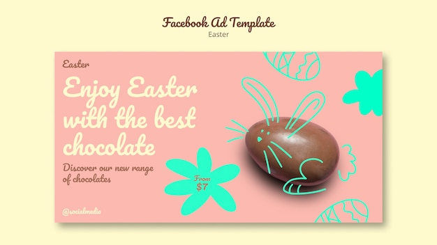 Kostenlose PSD easter-vorlage-design