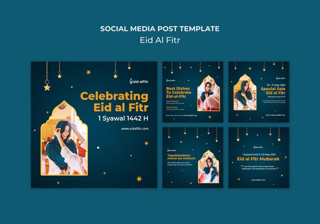 Eid al-fitr instagram Beiträge Sammlung