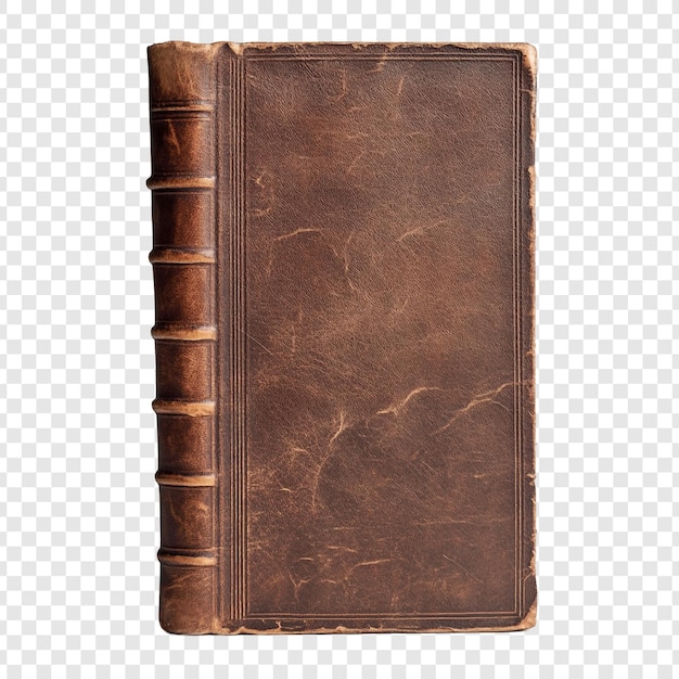 Ein antikes, in Leder gebundenes Buch Ein Blick in die Geschichte