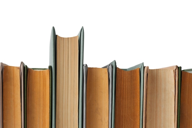 Ein einzelner Bücherhaufen