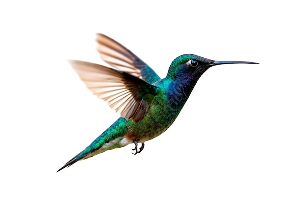 Ein isolierter Kolibri