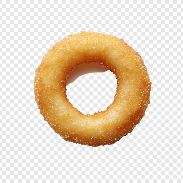Ein köstlich süßer Donut, goldbraun und zuckerig.
