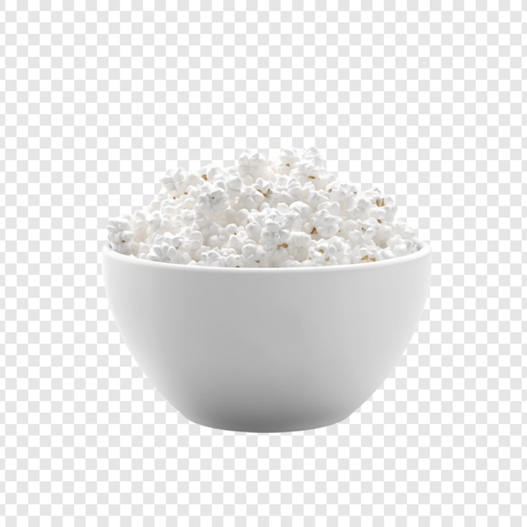 Kostenlose PSD eine schüssel flauschiges popcorn bereit für den filmabend